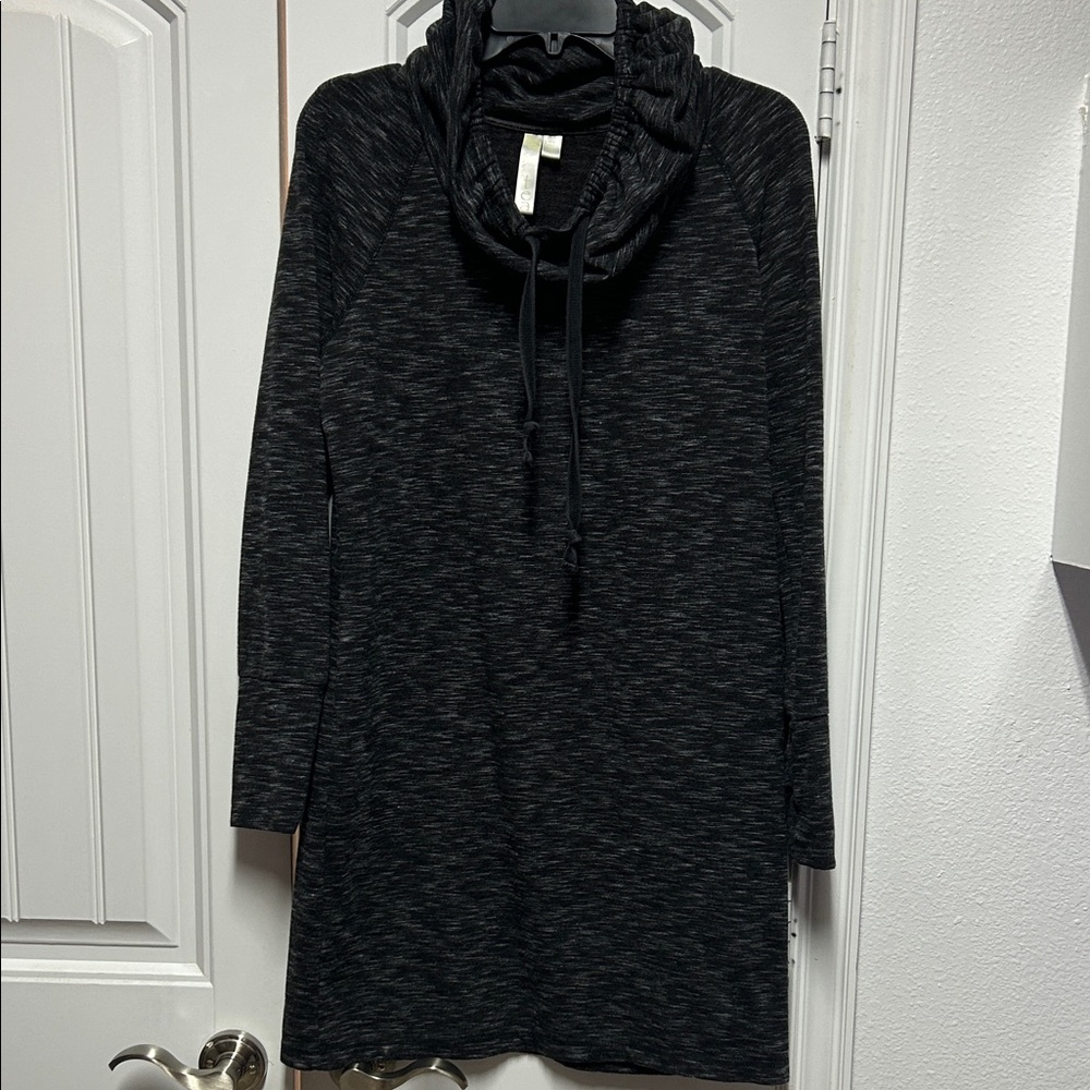 Black Cowl Neck Dress